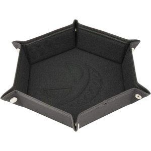 Brappo Dice Tray Set Foldable Dice Trays Hexagon Dice Rolling Tray Eva Dice Hold